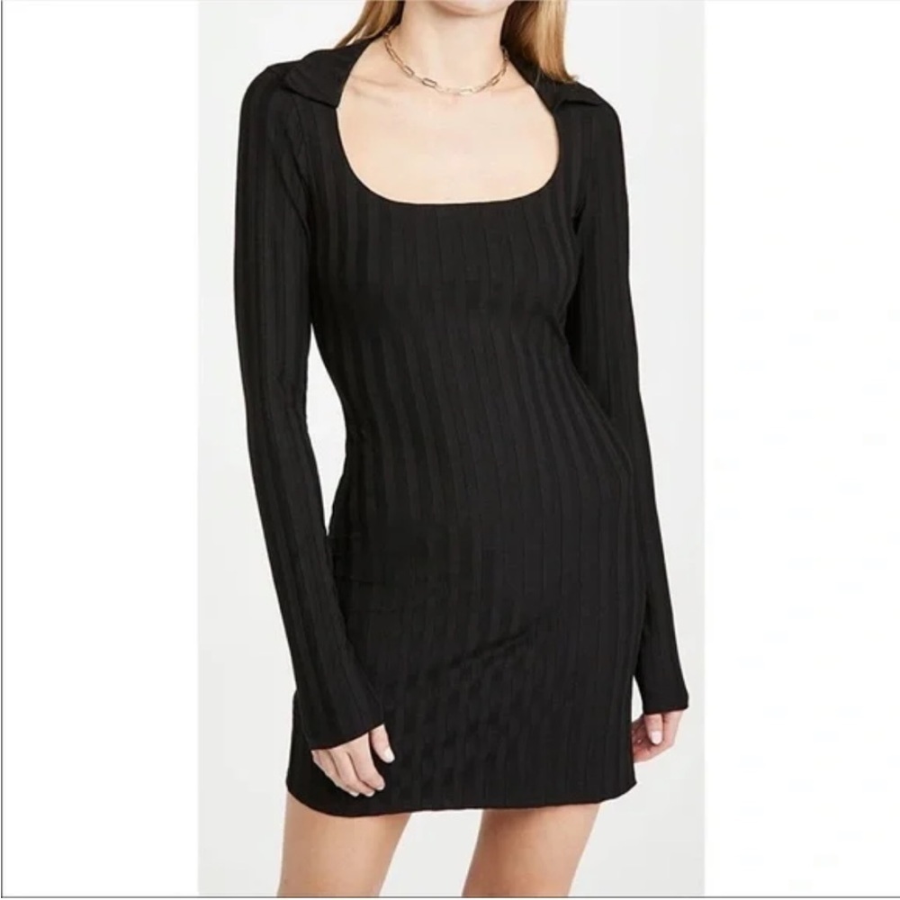 NWOT Reformation Vittoria Dress Black Medium